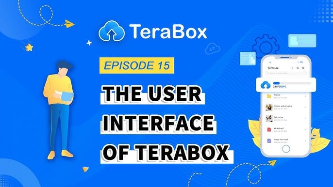 TeraBox APK features for iOS Latest version TeraBox for iOS user interface with customizable cloud storage features