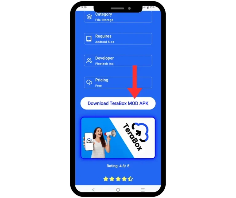 TeraBox MOD APK (v4.1.2 Premium Unlocked, No Ads 2025) 52 Click on TeraBox MOD APK download