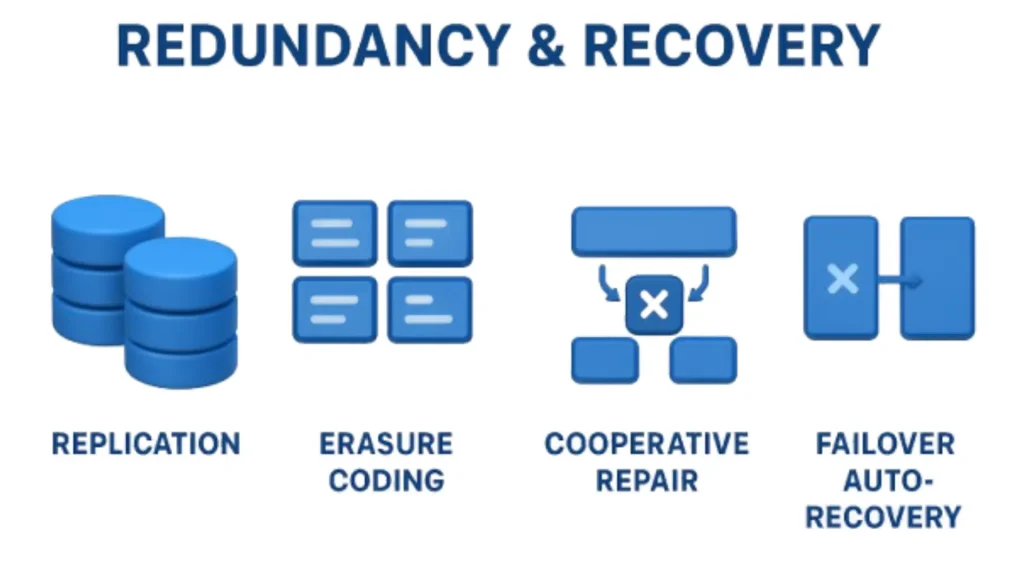 Node-Server Communication in Cooperative Multi-Node Storage 11 Node-server redundancy and recovery
