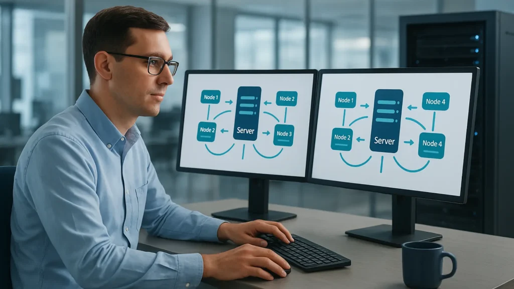Node-Server Communication in Cooperative Multi-Node Storage 1 Node-Server Communication in Cooperative Multi-Node Storage