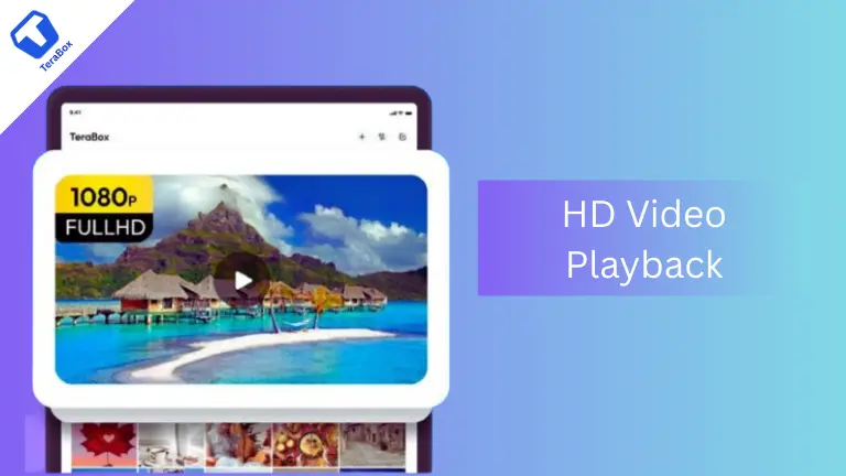 TeraBox MOD APK HD video playback