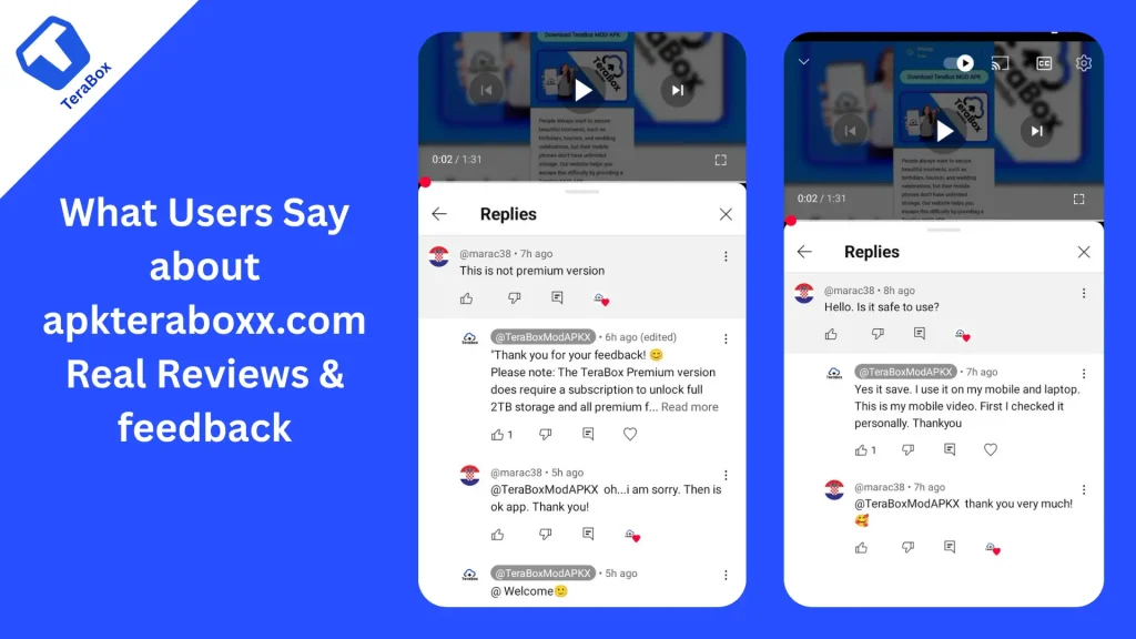 TeraBox MOD APK Premium Free Version Reviews