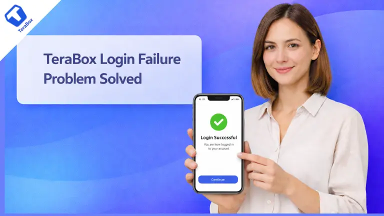 TeraBox MOD APK Login failure problem solved