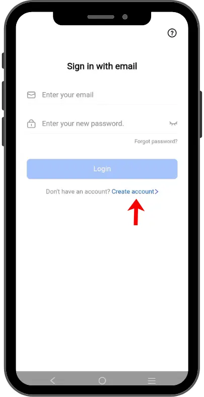 Create new TeraBox account