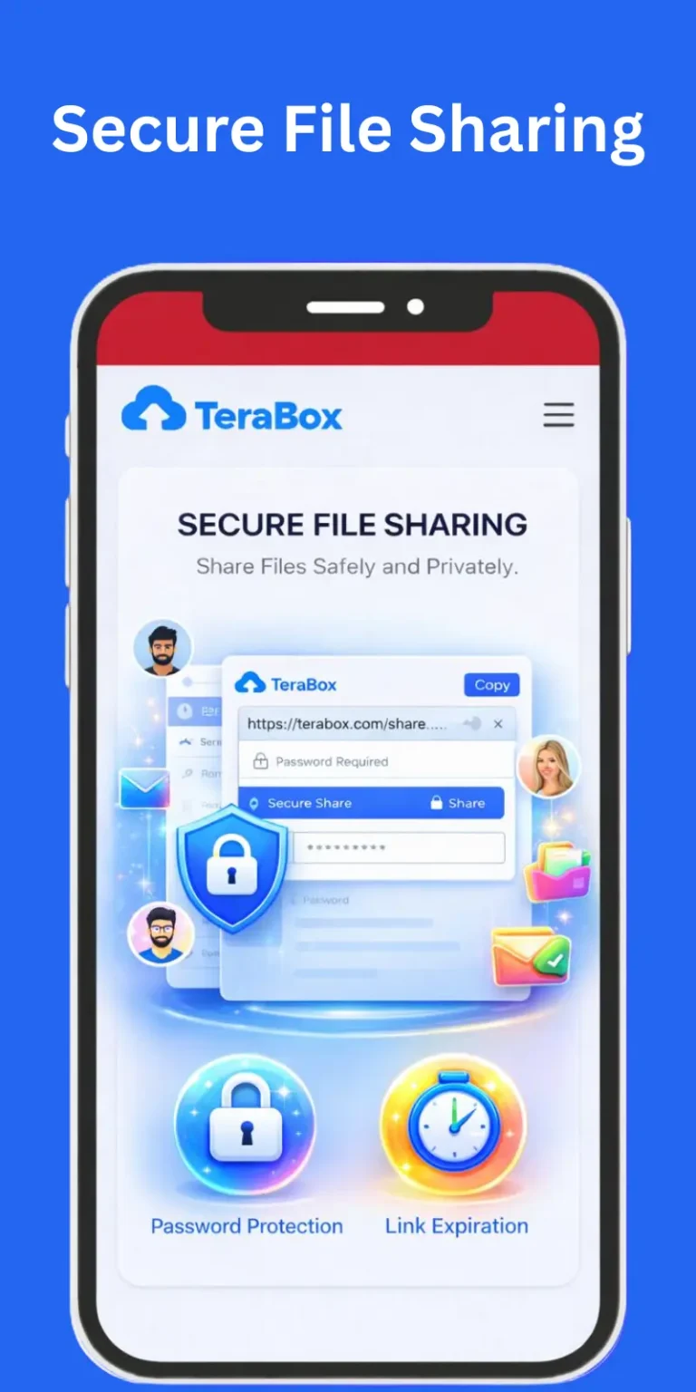 TeraBox MOD APK (v4.12.2 Premium Unlocked, No Ads 2026) 19 secure file sharing