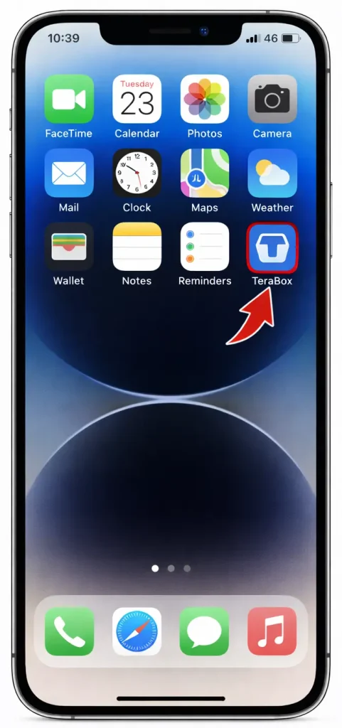 Install TeraBox on iPhone home screen