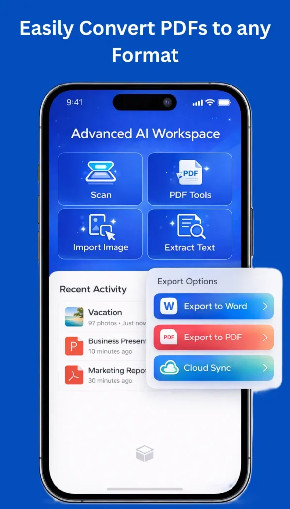Easily Convert PDFs to any Format