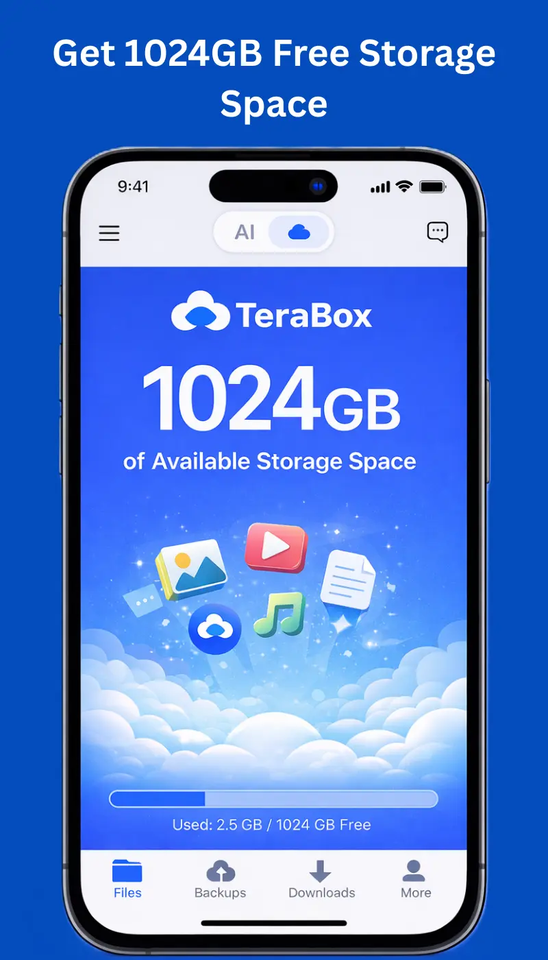 Get 1024GB Free Storage Space