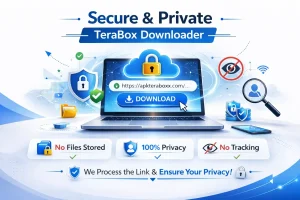 TeraBox downloader: Private link processing.