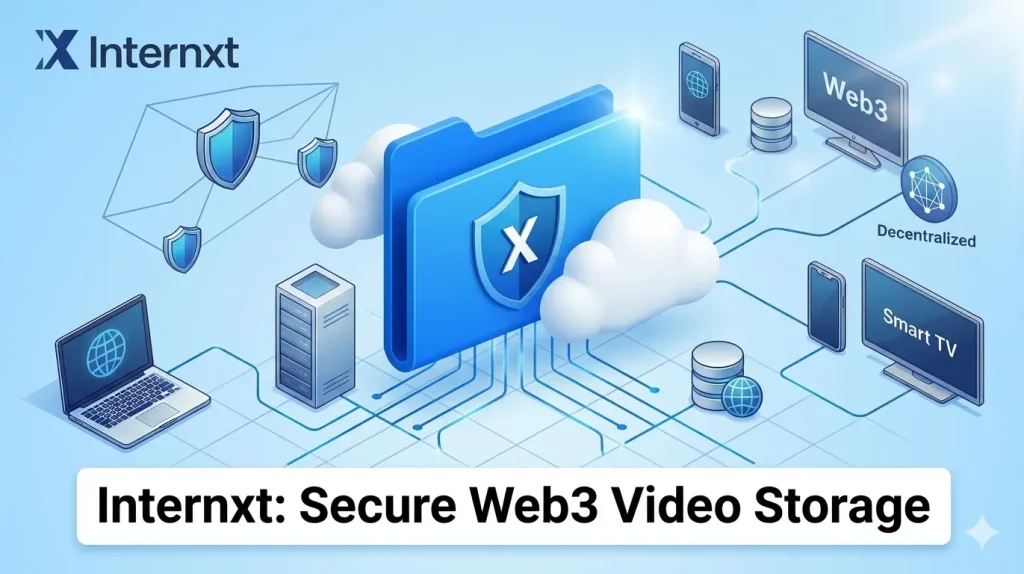 11 Best Free Cloud Storage Alternatives 2026 – Get 1TB Free! 12 Internxt secure Web3 cloud video storage