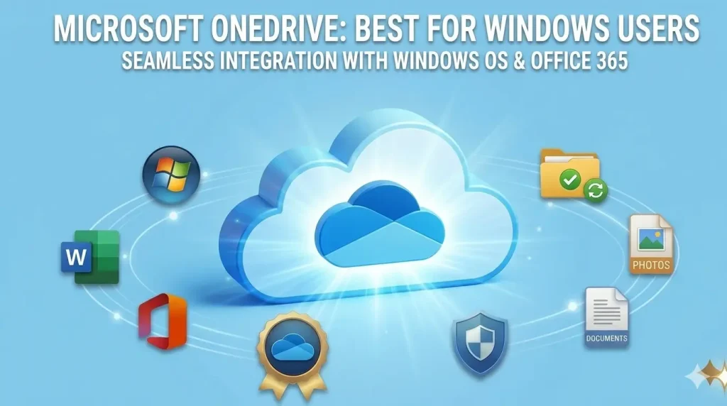 11 Best Free Cloud Storage Alternatives 2026 – Get 1TB Free! 6 OneDrive cloud storage Windows integration