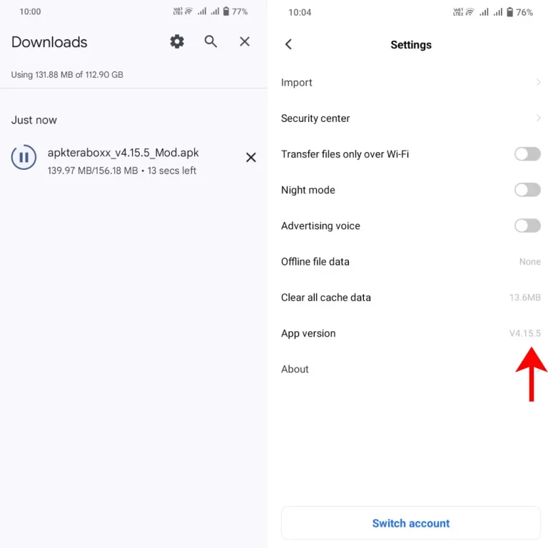 TeraBox Mod APK file Real Device Installation Testing Report