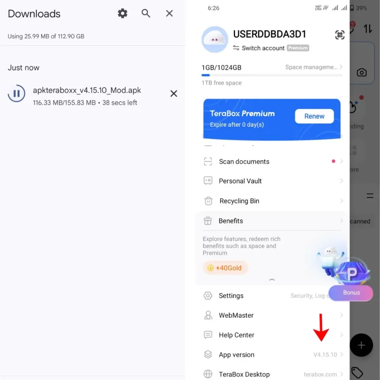 TeraBox Mod APK file Real Device Installation Testing Report