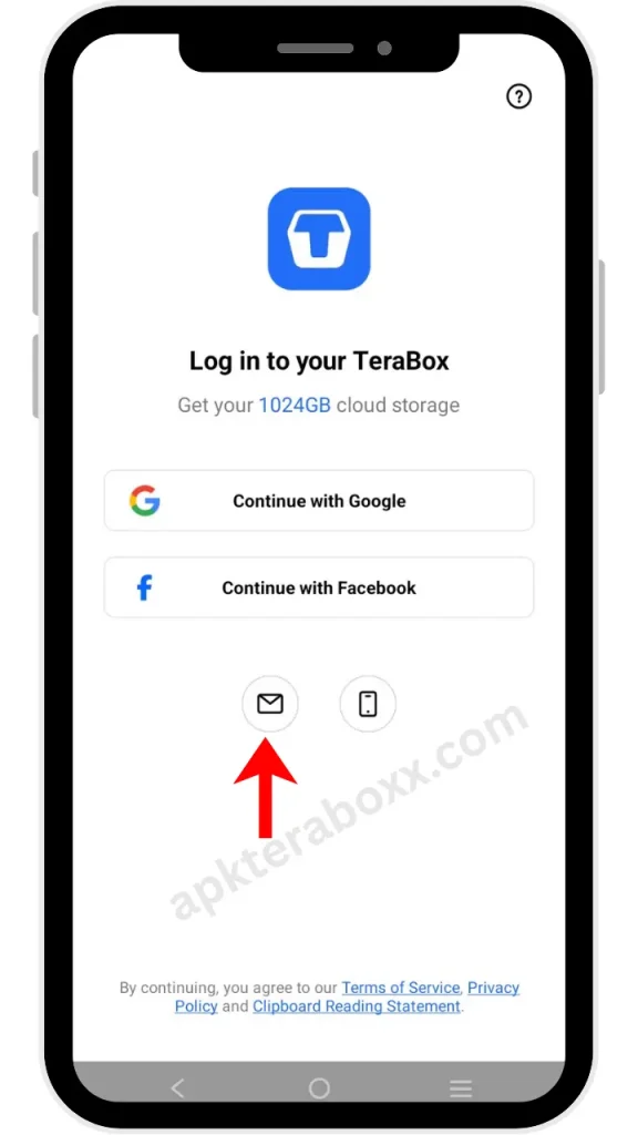 TeraBox MOD APK (v4.16.7 Premium Unlocked, No Ads 2026) 84 Create TeraBox account using Gmail or Facebook
