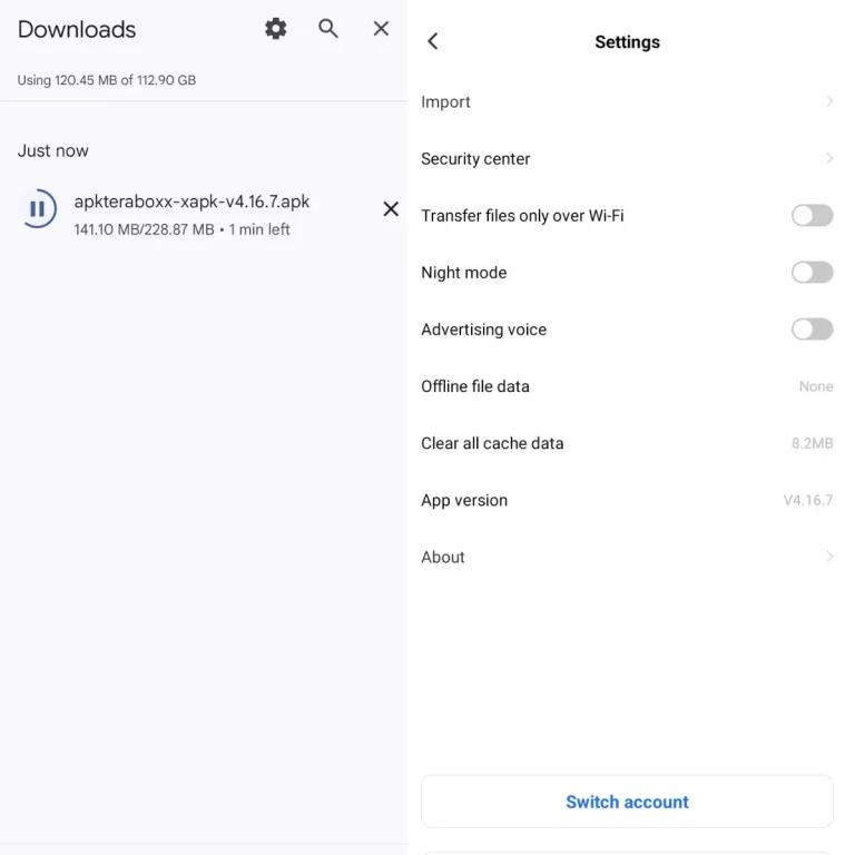 TeraBox MOD APK (v4.16.7 Premium Unlocked, No Ads 2026) 102 TeraBox Installation Verification on Real Android Device